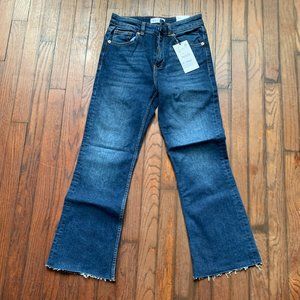 ZARA Cropped Flare Jean | Size 4 | BRAND NEW